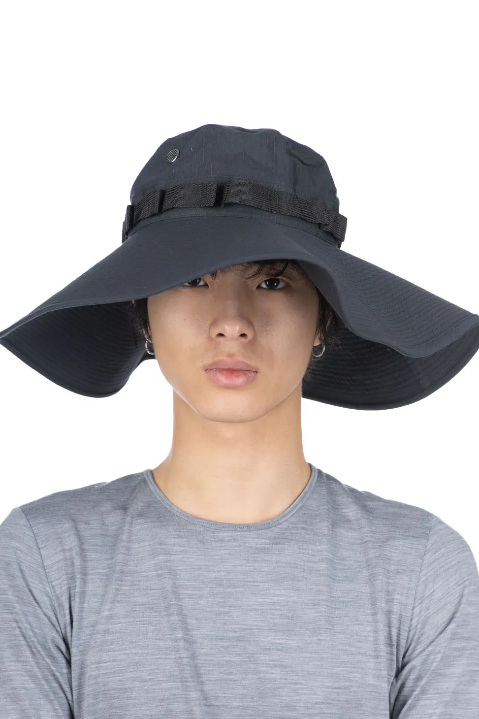 Sale OrSlow US Army Wide Brim Jungle Hat Ripstop - Navy