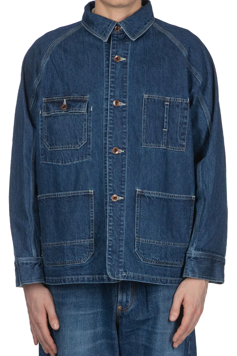 Fashion Ordinary Fits US Coverall Jacket - Used Wash