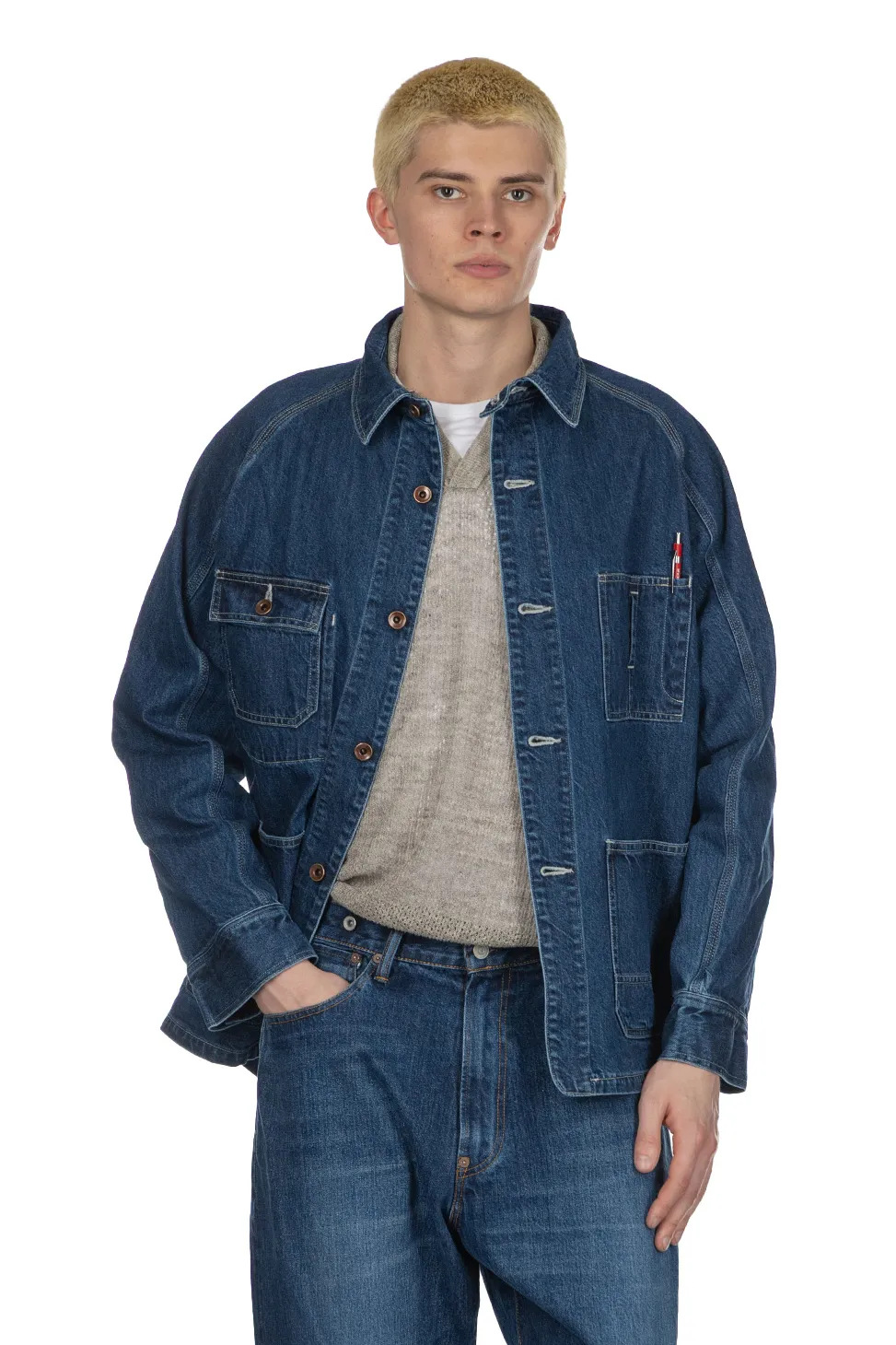 Fashion Ordinary Fits US Coverall Jacket - Used Wash