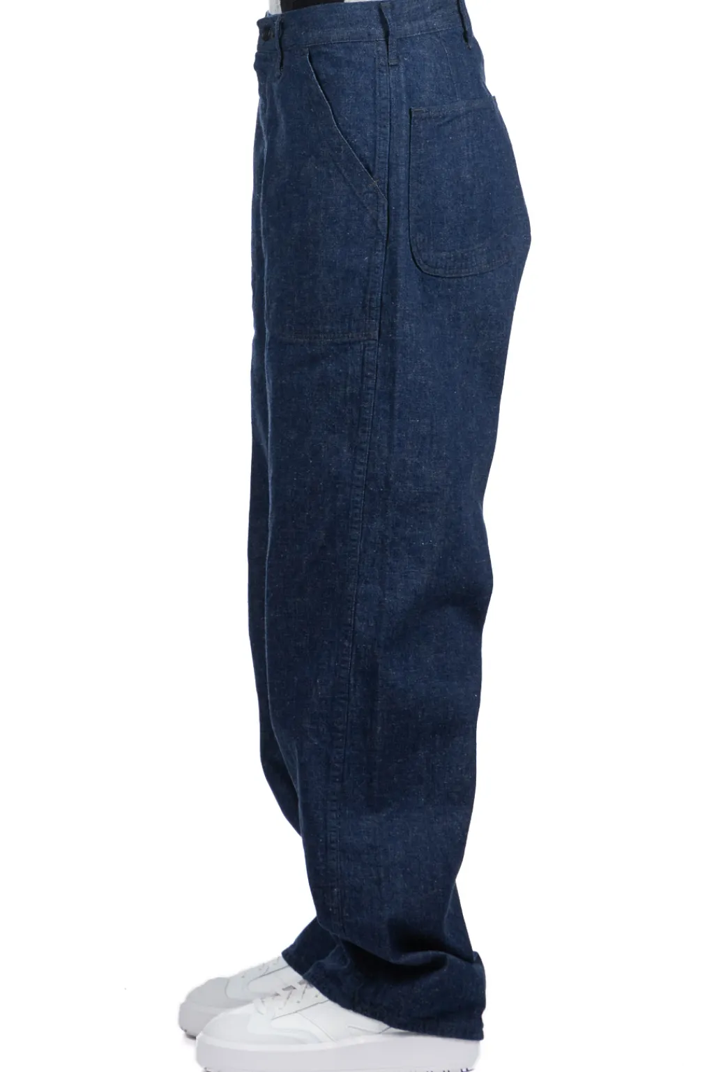 Best OrSlow US Navy Denim Utility Pants - One Wash