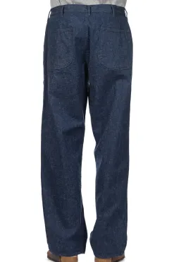 Sale OrSlow US Navy Denim Utility Pants - One Wash
