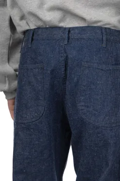 Sale OrSlow US Navy Denim Utility Pants - One Wash