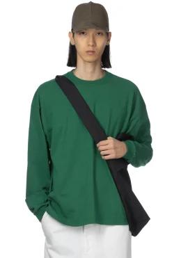 Online Manual Alphabet USA Cotton Round-Back Dry Tee - Green