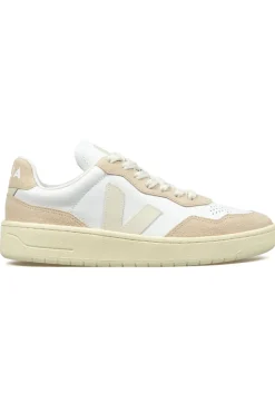Fashion VEJA V-90 Leather - Extra White Pierre