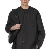 Best LEMAIRE V Neck Shirt - Jet Black