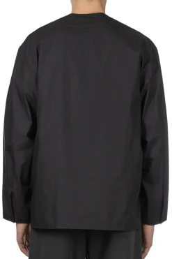 Best LEMAIRE V Neck Shirt - Jet Black