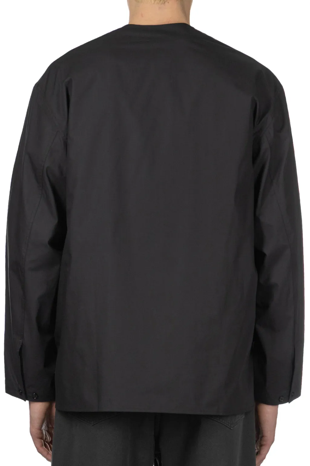 Best LEMAIRE V Neck Shirt - Jet Black