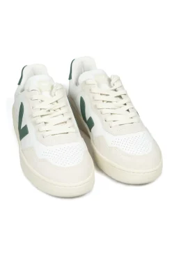 Fashion VEJA V-90 O.T. Leather - Extra White x Cyprus