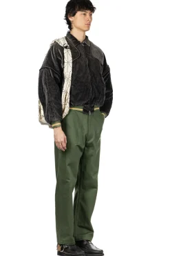 Online Kapital Velveteen SHAM BOMBER Drizzler JKT - Black