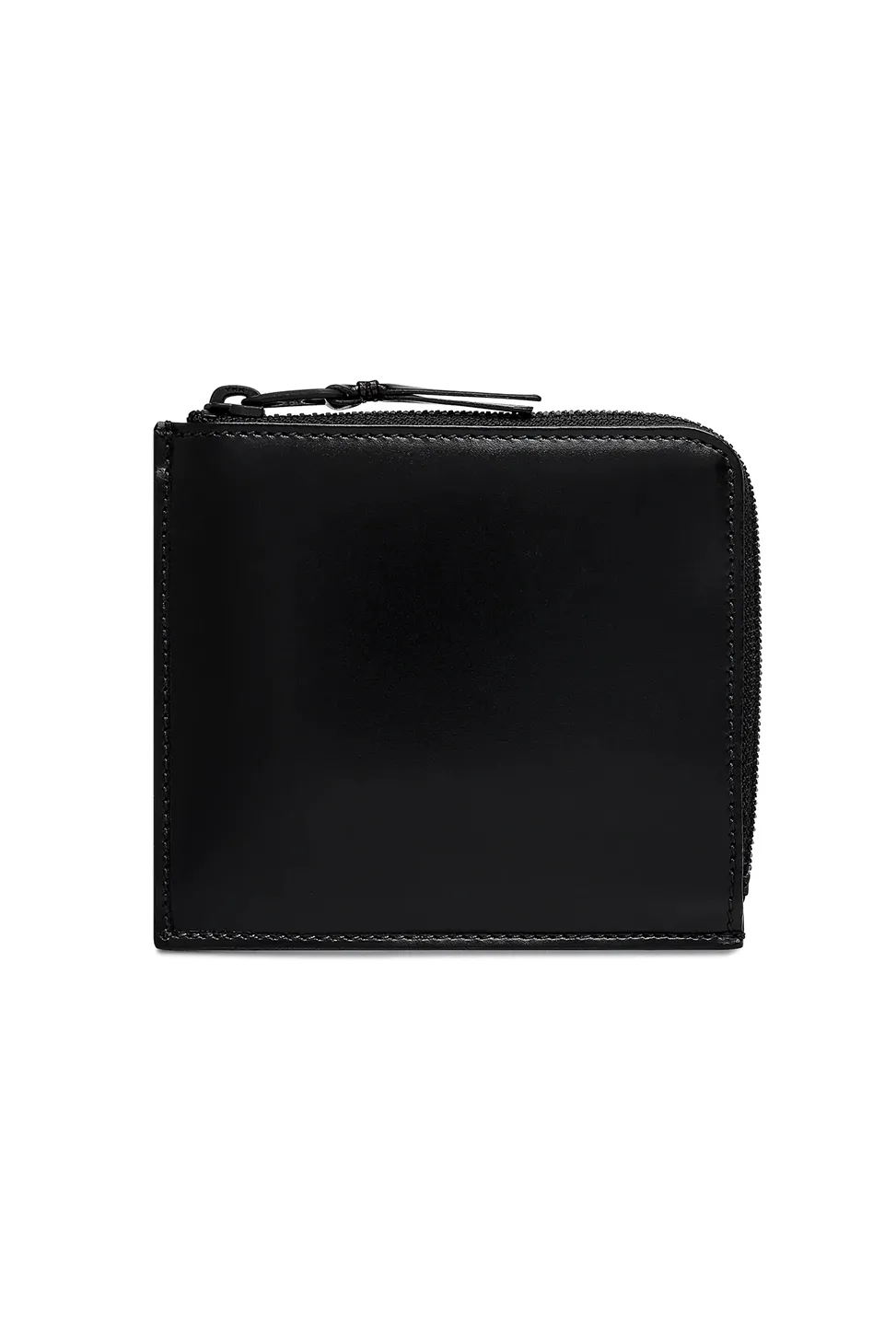 Discount Comme Des Garcons Wallets Very Black Half Zip Wallet