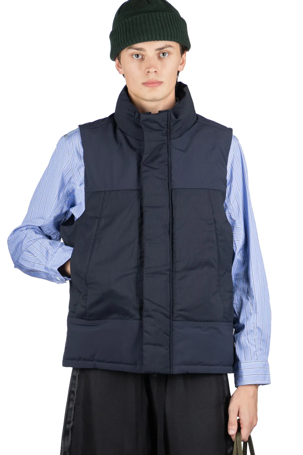 Fashion Comme Des Garcons Homme Vest - Navy