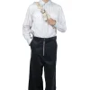 Clearance Kapital 8W Corduroy ZIPPER PORT Baggy Pants - Black