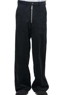 Clearance Kapital 8W Corduroy ZIPPER PORT Baggy Pants - Black