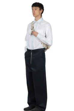 Clearance Kapital 8W Corduroy ZIPPER PORT Baggy Pants - Black