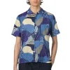 Clearance Tigre Brocante W Gauze Flower Shirt - Blue