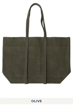 Online amiacalva Washed Canvas 6P Tote - Medium - 5 Colors