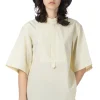 Outlet AURALEE WASHED FINX TWILL HALF SLEEVED Pullover SHIRT - Light Yellow