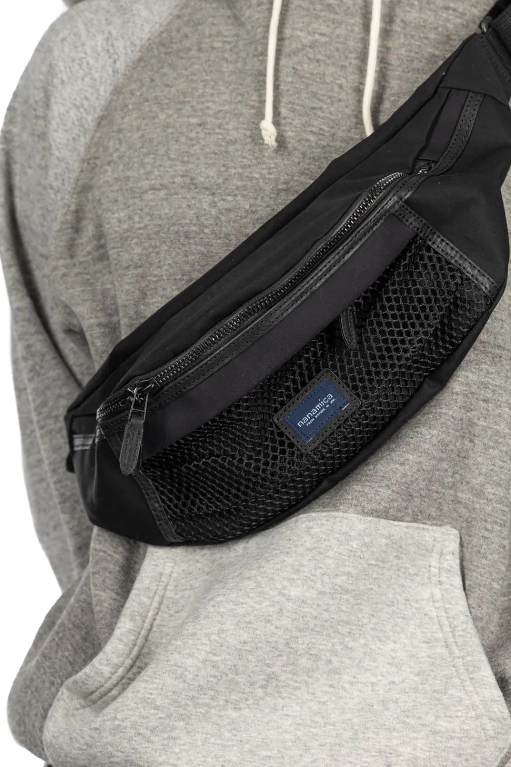 Outlet Nanamica Water Repellent Belt Bag - Black