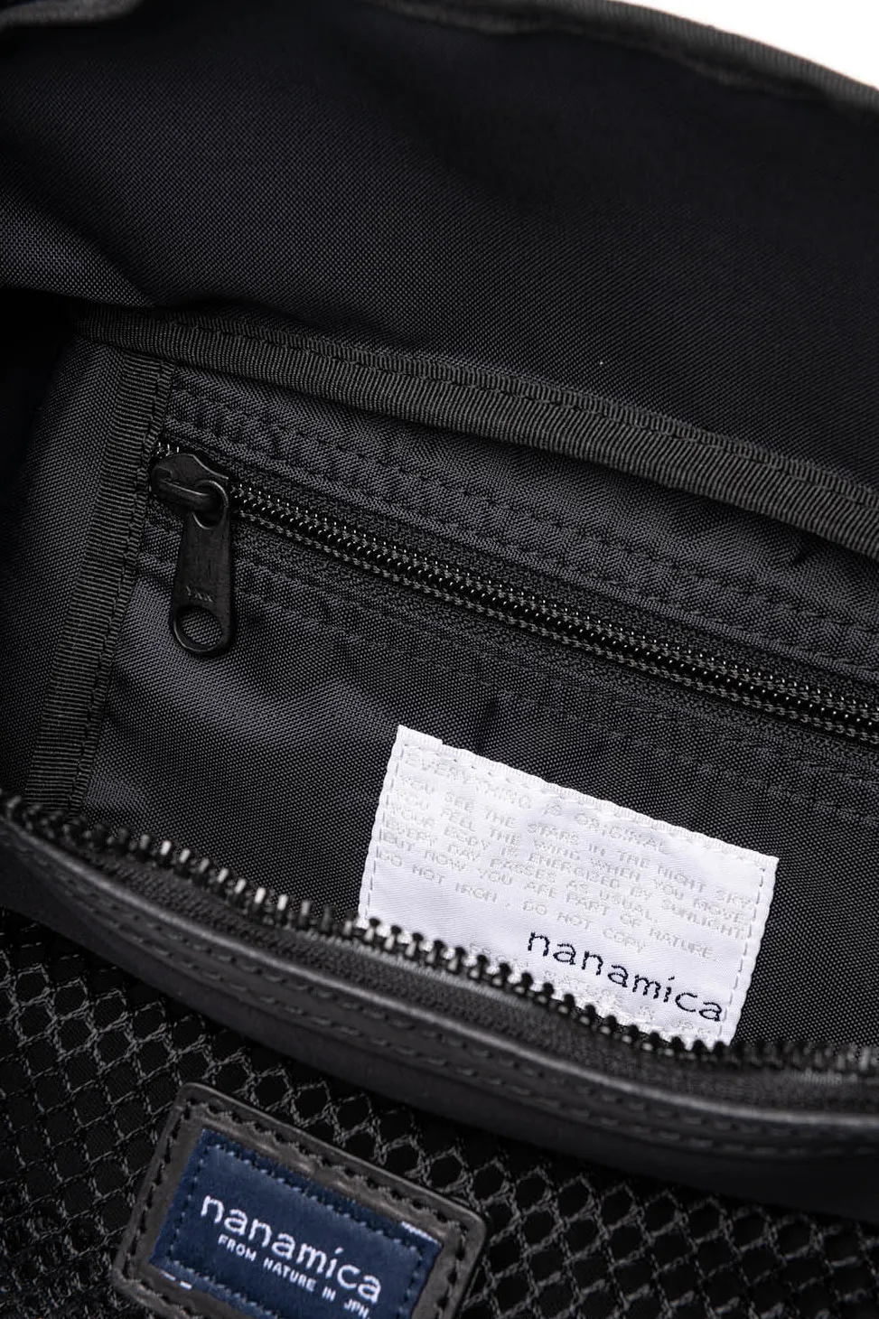 Outlet Nanamica Water Repellent Belt Bag - Black