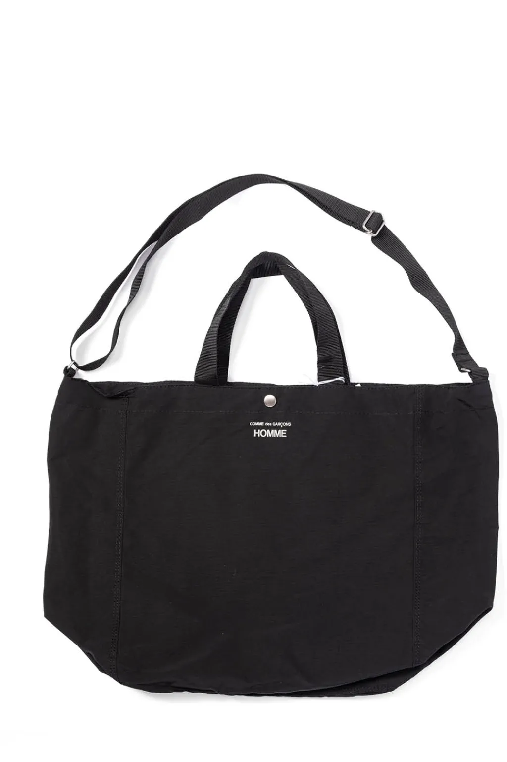 Sale Comme Des Garcons Homme 2-Way Logo Tote Bag - Black