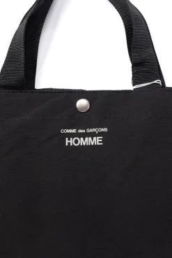 Sale Comme Des Garcons Homme 2-Way Logo Tote Bag - Black