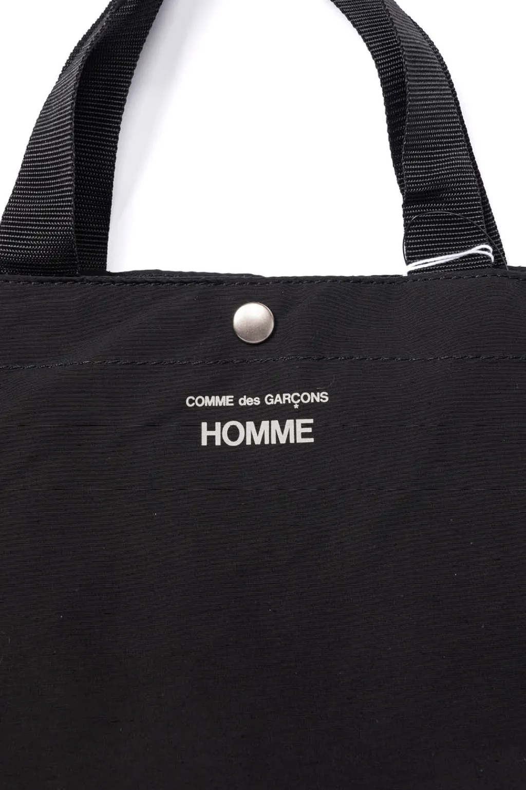 Sale Comme Des Garcons Homme 2-Way Logo Tote Bag - Black