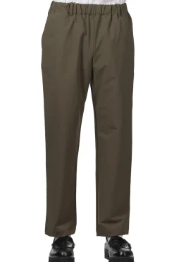 New Manual Alphabet 4Way Nylon Easy Tapered Pants - Olive