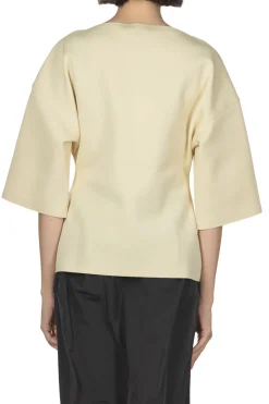 New AURALEE Wetsuit Jersey Boat Neck Pullover