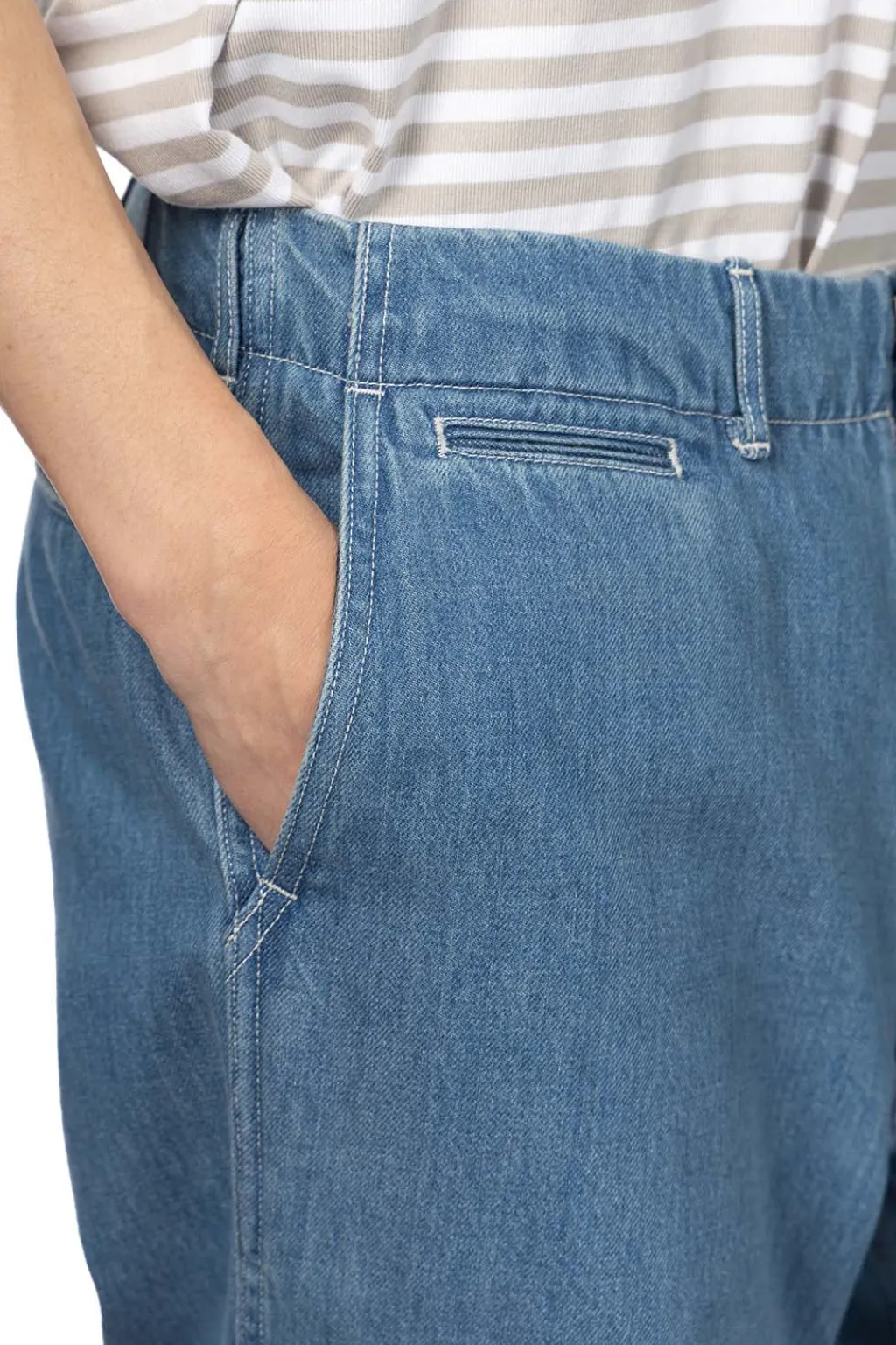 New Nanamica Wide Denim Pants - Light Indigo