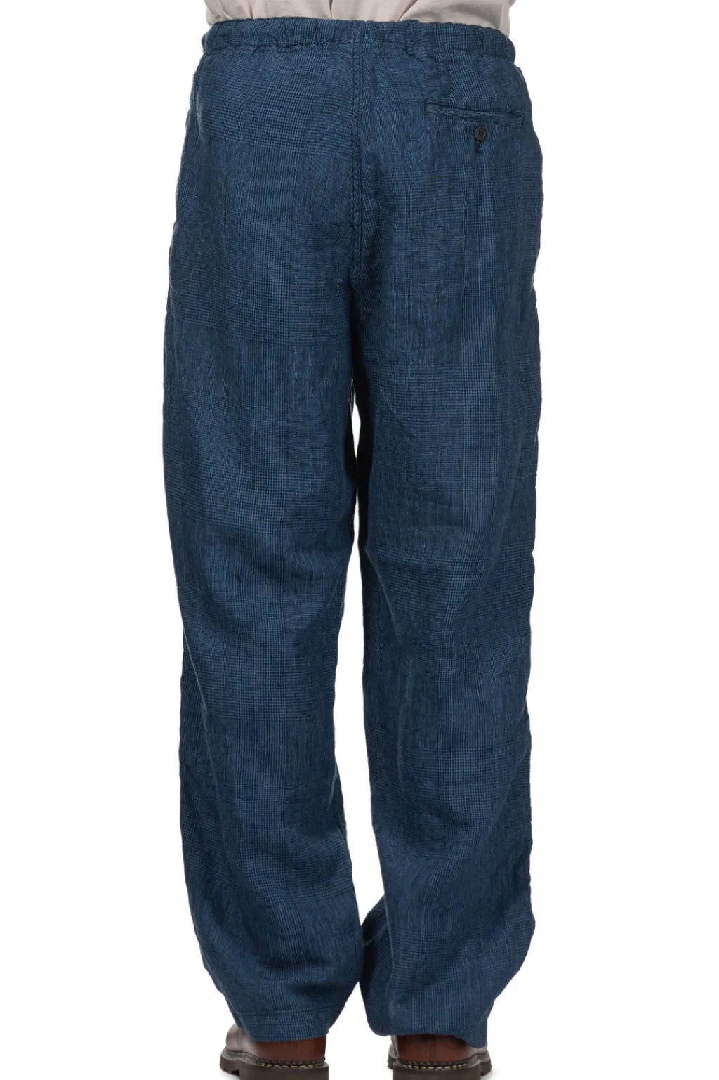 Sale OrSlow Wide Fit New Yorker - Indigo Check