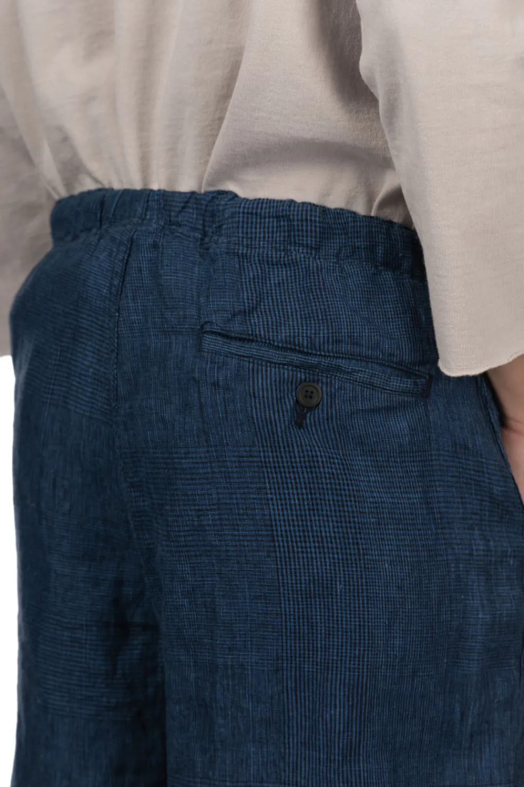 Sale OrSlow Wide Fit New Yorker - Indigo Check
