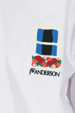 Sale JW Anderson Window Embroidery T Shirt