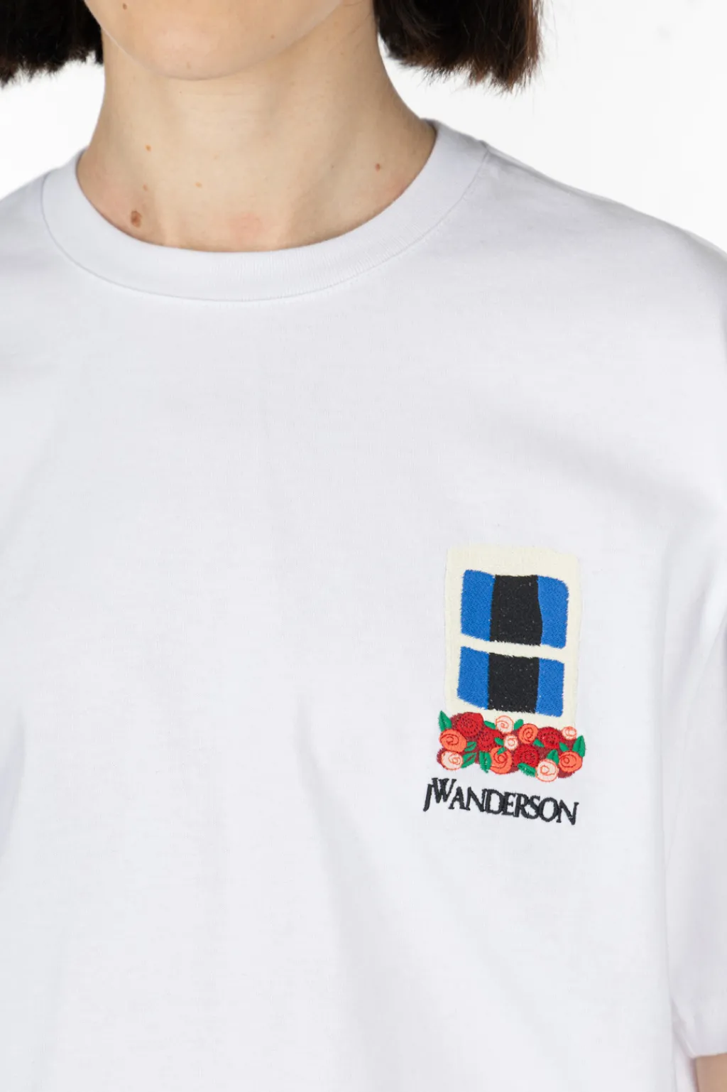 Sale JW Anderson Window Embroidery T Shirt