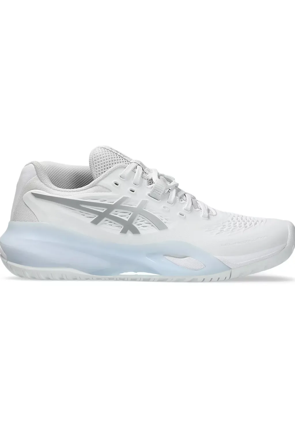 Discount Asics Women Gel-Resolution X - White and Pure Silver