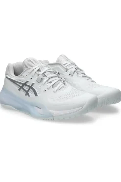 Discount Asics Women Gel-Resolution X - White and Pure Silver