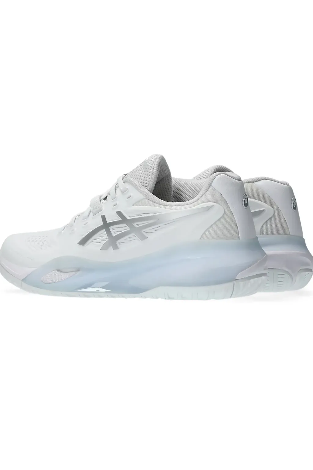 Discount Asics Women Gel-Resolution X - White and Pure Silver