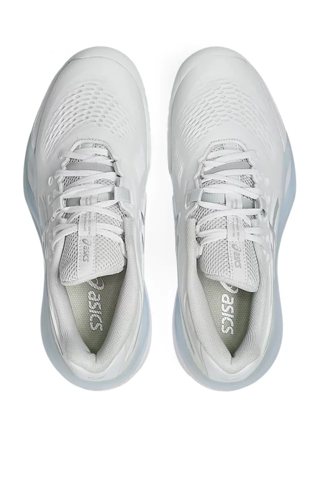 Discount Asics Women Gel-Resolution X - White and Pure Silver