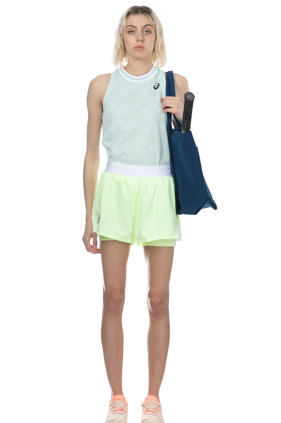 Clearance Asics WOMEN MATCH SHORT - Illuminate Yellow