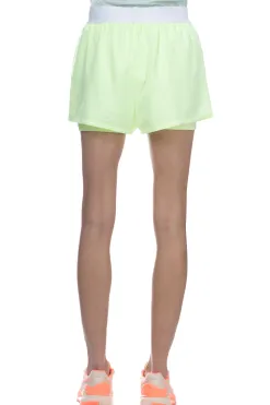 Clearance Asics WOMEN MATCH SHORT - Illuminate Yellow