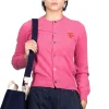 Online Comme Des Garcons Play Women's Double Heart Cardigan - Pink