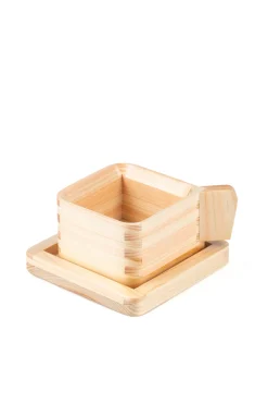 Clearance Ohashi Ryoki Wooden Coffee Cup and Saucer