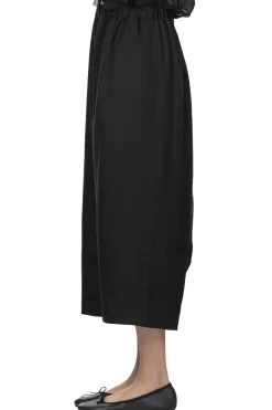 Clearance Comme Des Garcons Comme Des Garcons Wool Drop Cloth Pants - Black