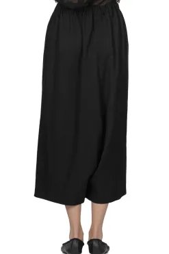 Clearance Comme Des Garcons Comme Des Garcons Wool Drop Cloth Pants - Black
