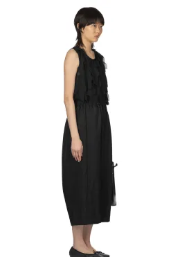 Clearance Comme Des Garcons Comme Des Garcons Wool Drop Cloth Pants - Black