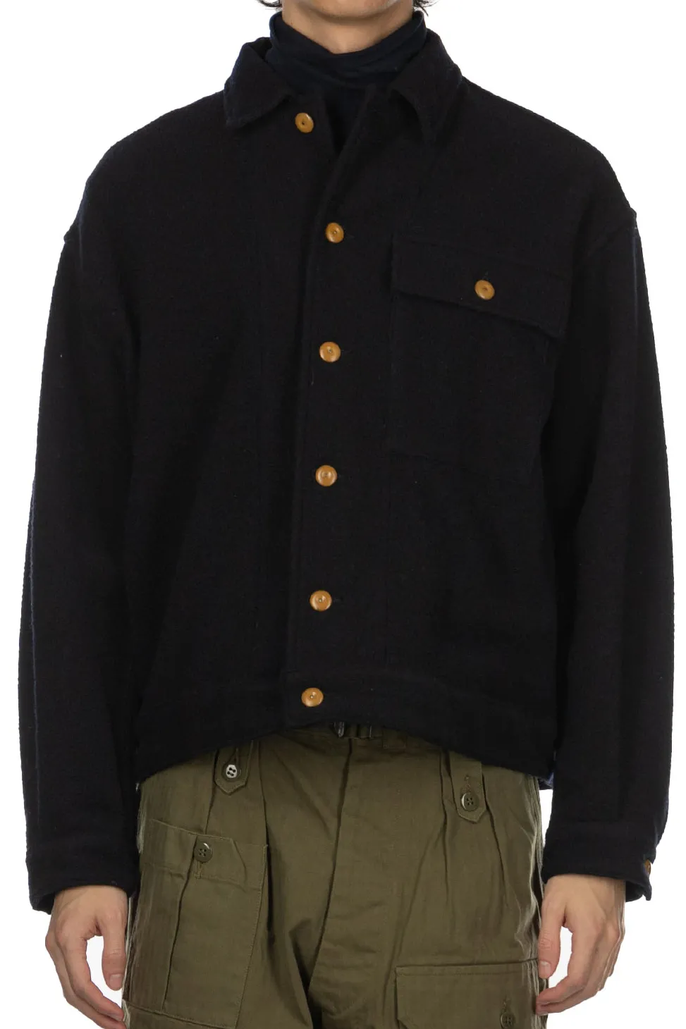 Sale Nigel Cabourn Wool French Work Short Jacket