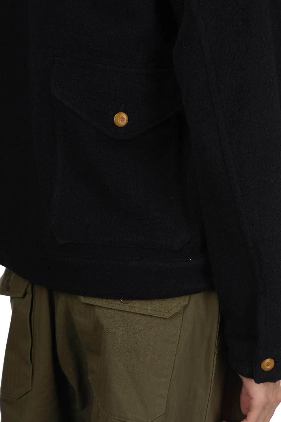 Sale Nigel Cabourn Wool French Work Short Jacket