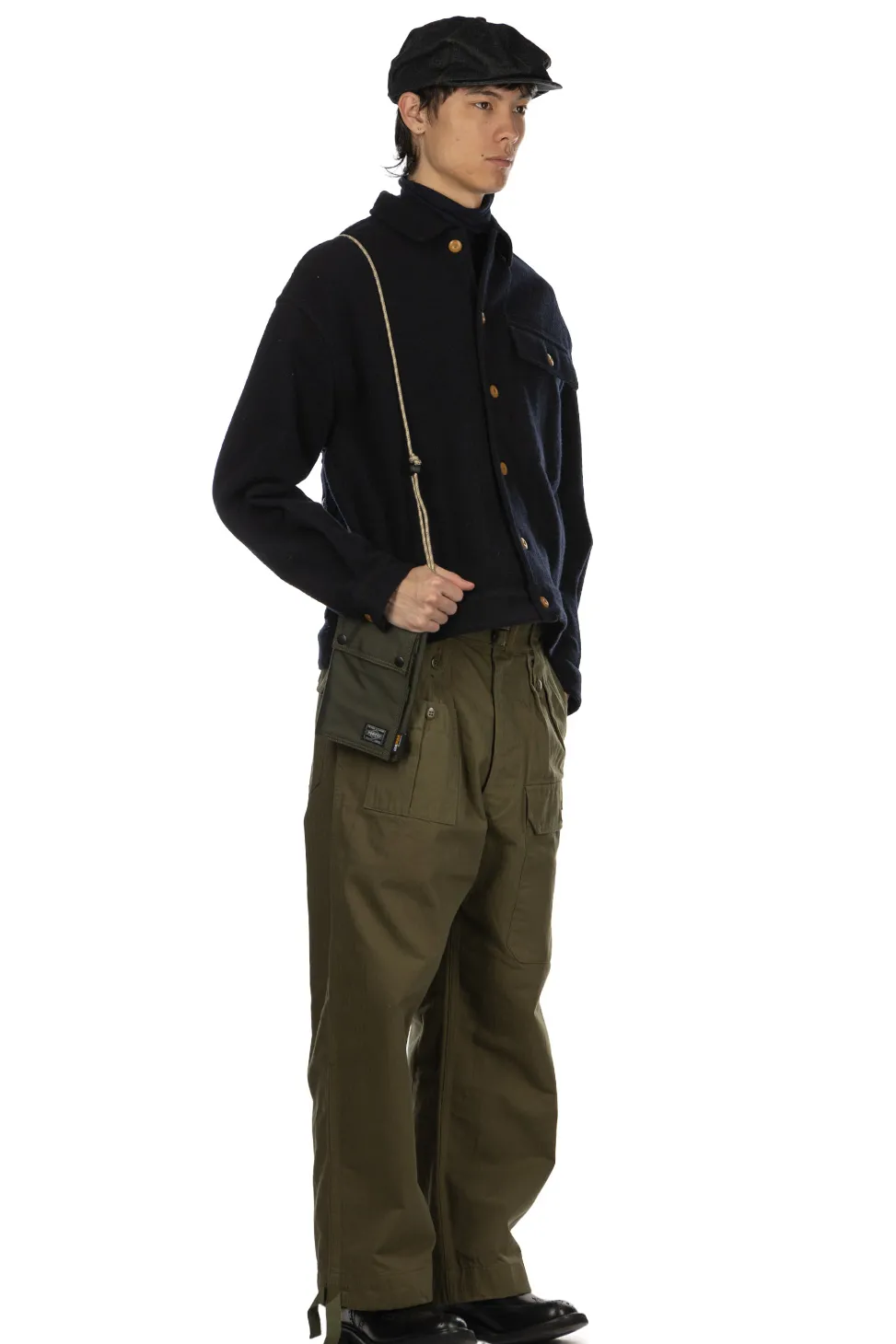 Sale Nigel Cabourn Wool French Work Short Jacket