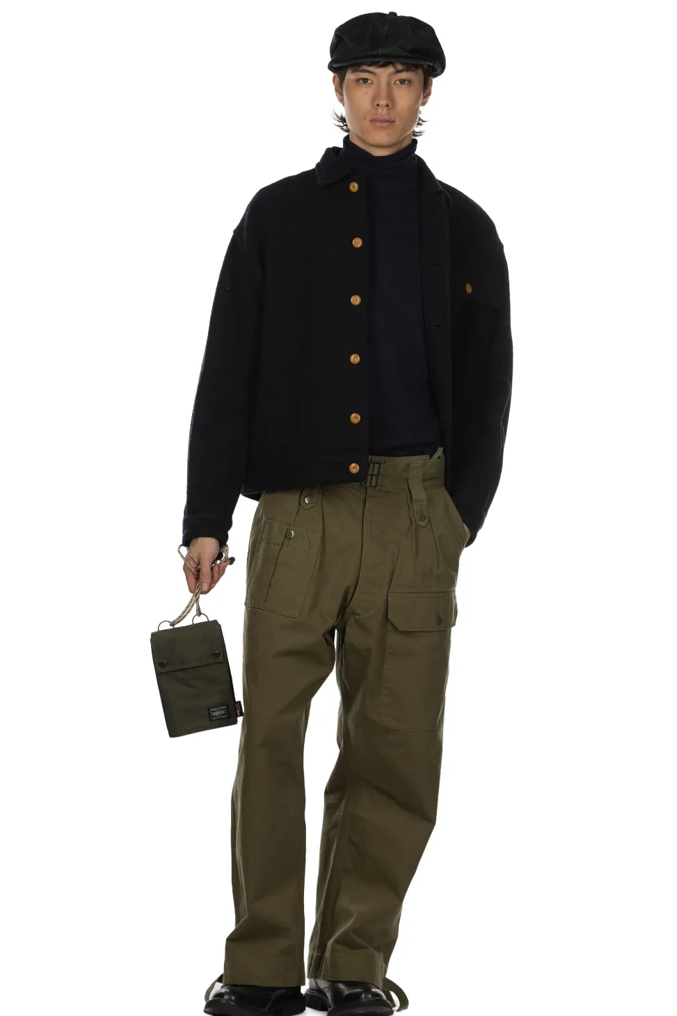 Sale Nigel Cabourn Wool French Work Short Jacket