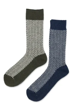 Fashion Anonymous Ism Wool Herringbone Crew - in 2 Color Choices