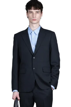 Best Comme Des Garcons Homme Deux Wool Jacket - Black